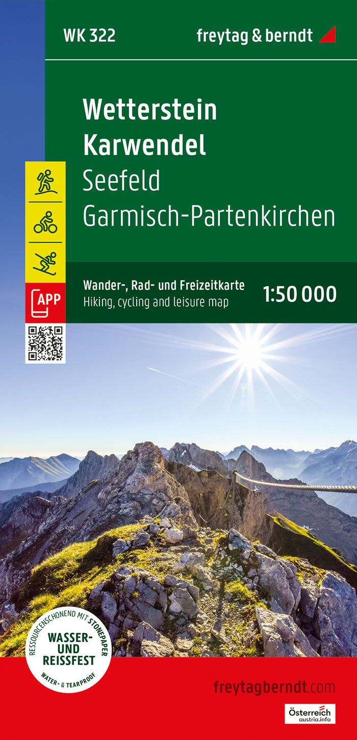 Online bestellen: 322 Wetterstein - Karwendel - Seefeld - Garmisch | Freytag & Berndt