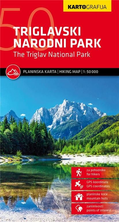 Wandelkaart Triglav Nat.Park |…