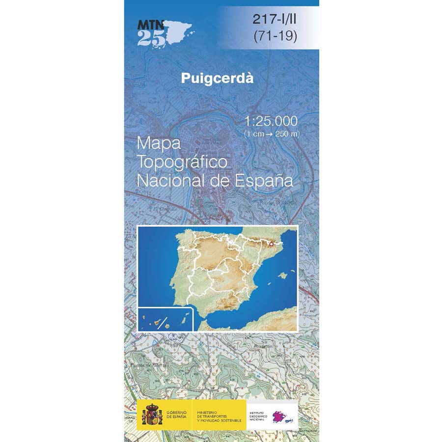 Online bestellen: Topografische kaart 217-I Puigcerdà | CNIG - Instituto Geográfico Nacional