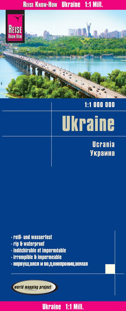 Wegenkaart - landkaart Ukraine…