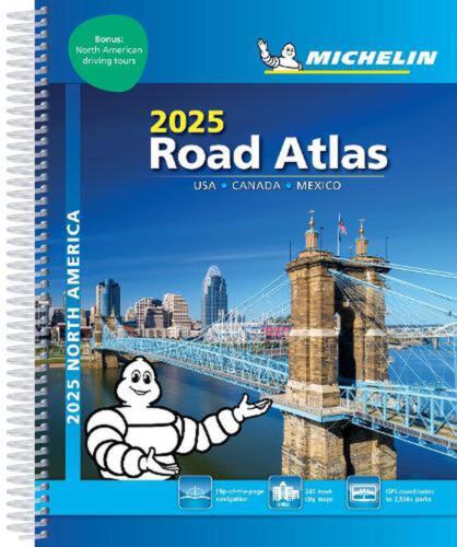 Wegenatlas USA - Canada-Mexico roadatlas 2026 | Ringband | A4-Formaat