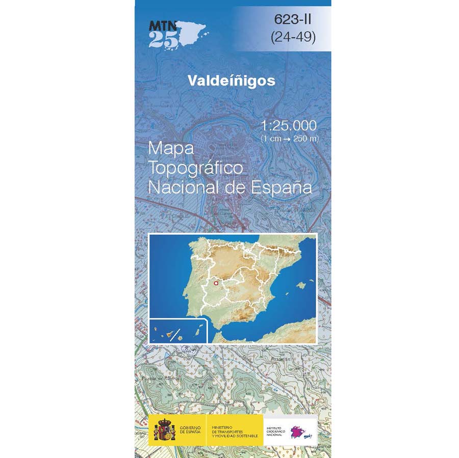 Online bestellen: Topografische kaart 623-II Valdeíñigos | CNIG - Instituto Geográfico Nacional