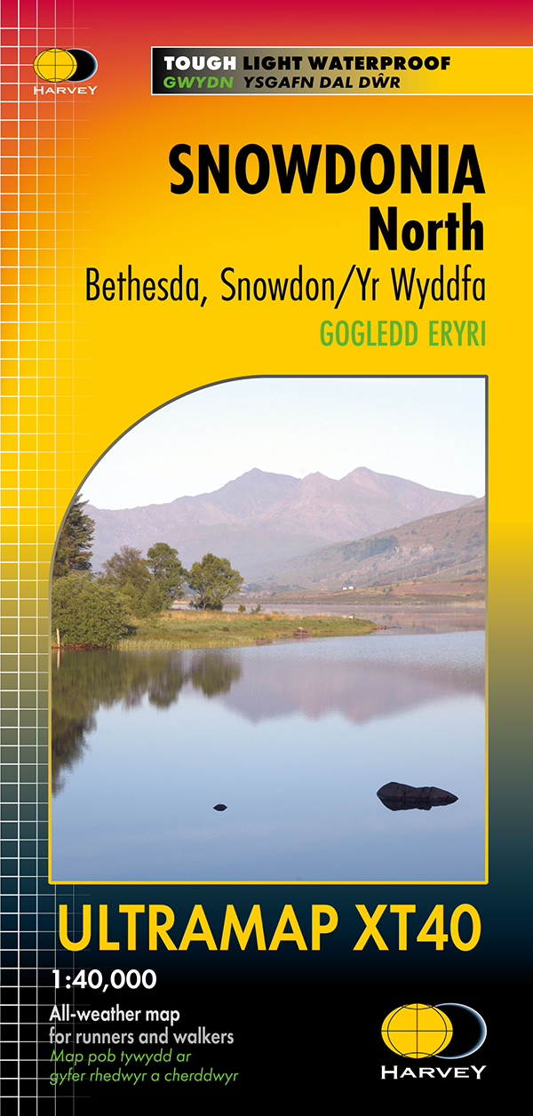 Online bestellen: Wandelkaart Snowdonia Noord | Harvey Maps