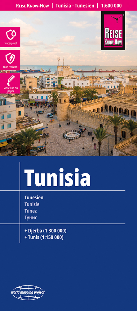 Wegenkaart - landkaart Tunisia…