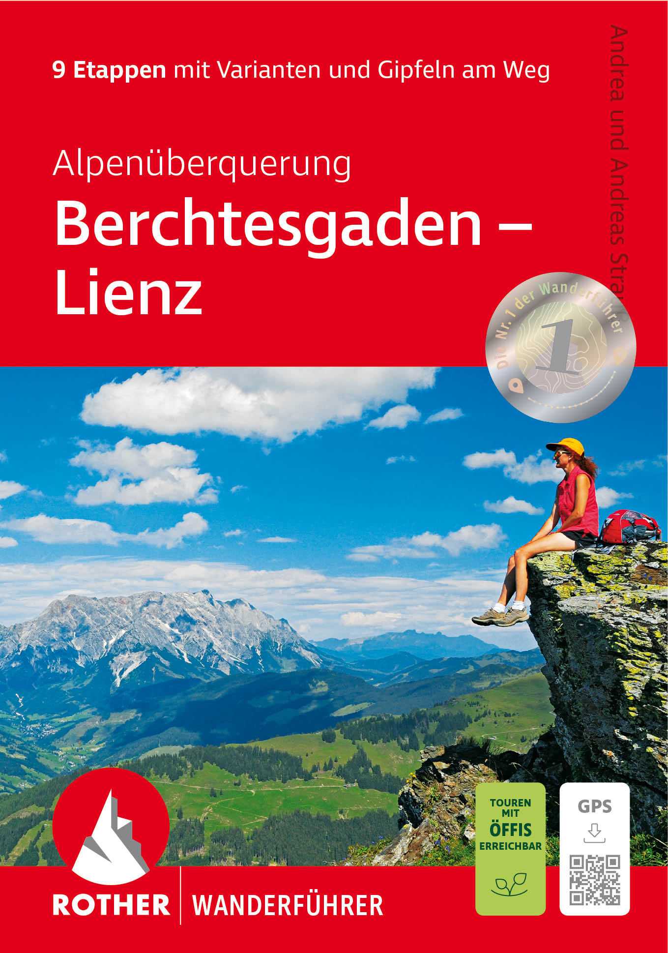 Online bestellen: Wandelgids Berchtesgaden - Lienz Alpenüberquerung (wf) 9 Etappen | Rother Bergverlag