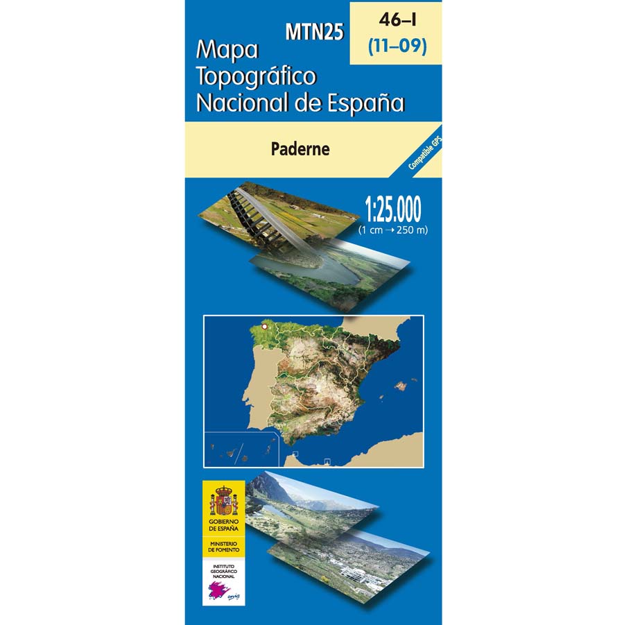 Online bestellen: Topografische kaart 46-I Paderne | CNIG - Instituto Geográfico Nacional