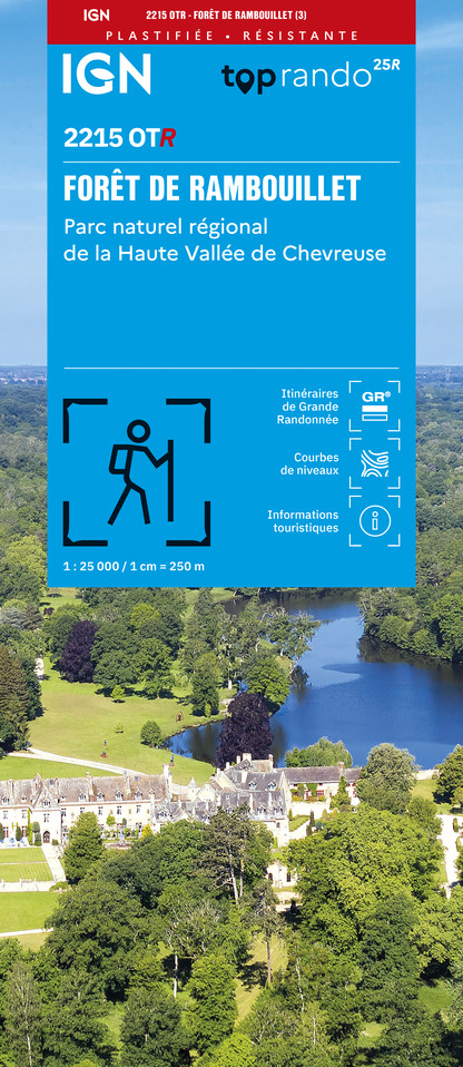 Online bestellen: Wandelkaart 2215OTR Forêt de Rambouillet / PNR Haute-Vallée de Chevreuse | IGN - Institut Géographique National