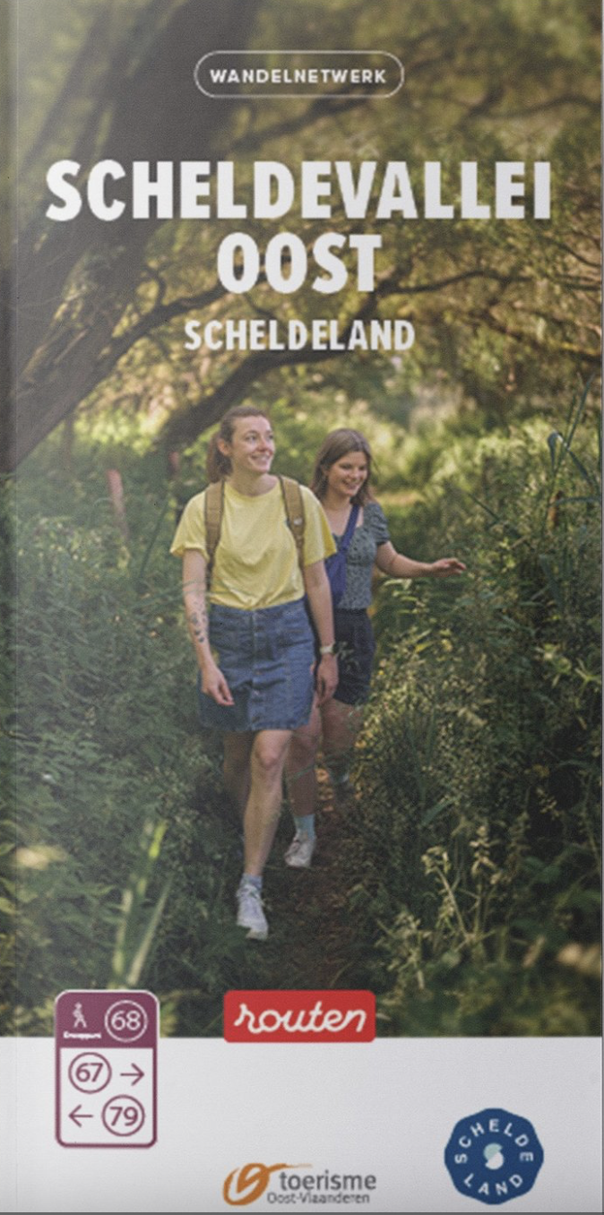 Online bestellen: Wegenkaart - landkaart Wandelnetwerk BE Scheldevallei Oost Scheldeland | Tourisme Vlaanderen