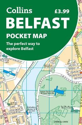 Online bestellen: Stadsplattegrond Pocket Map Belfast pocket map (r) | Collins