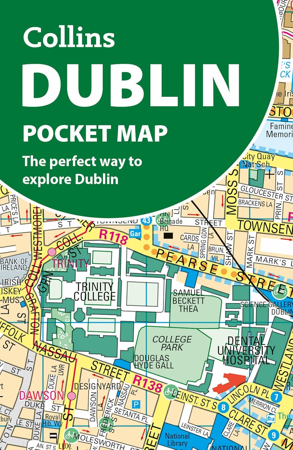 Online bestellen: Stadsplattegrond Pocket Map Dublin | Collins