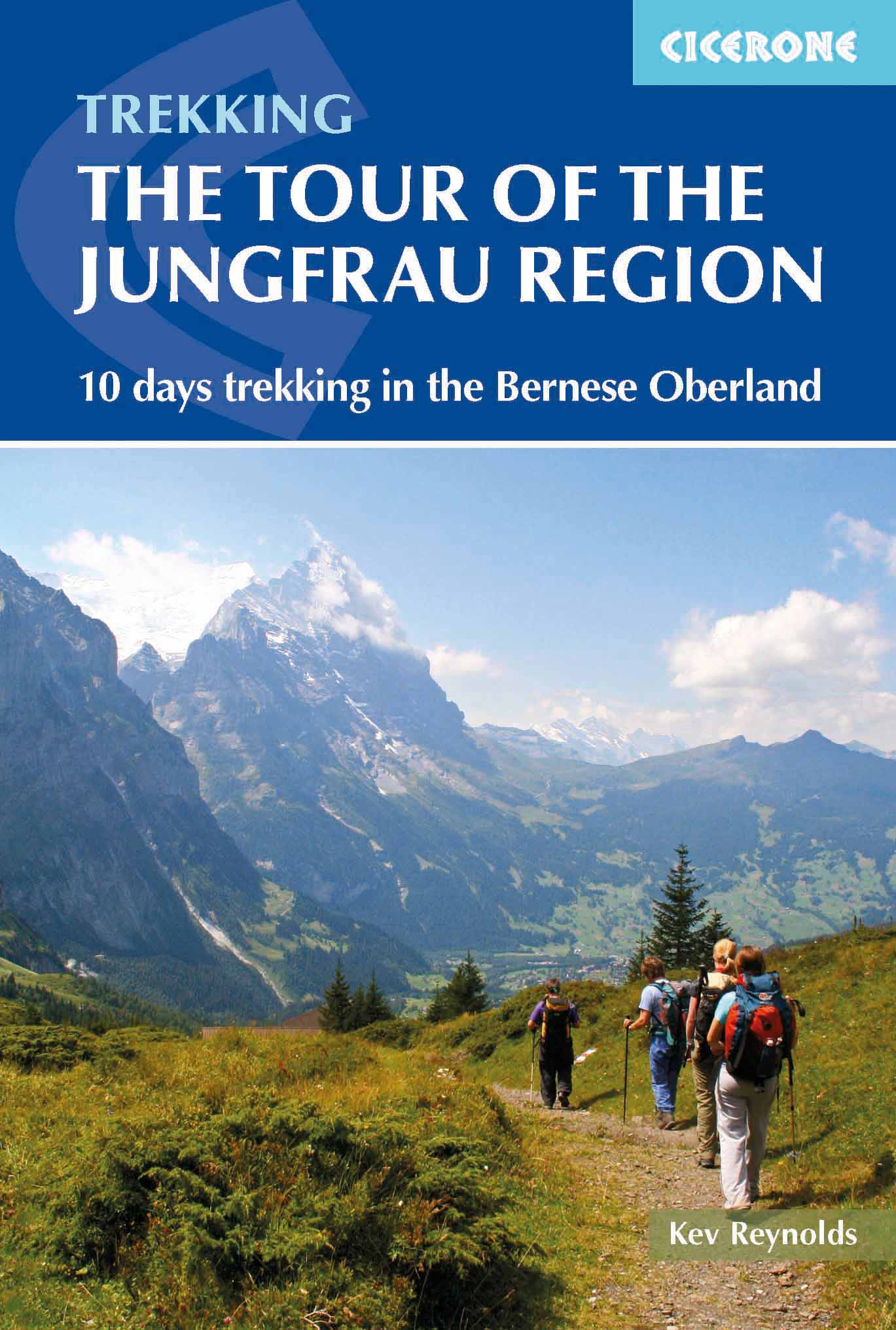 Online bestellen: Wandelgids Tour of the Jungfrau Region - Berner Oberland | Cicerone