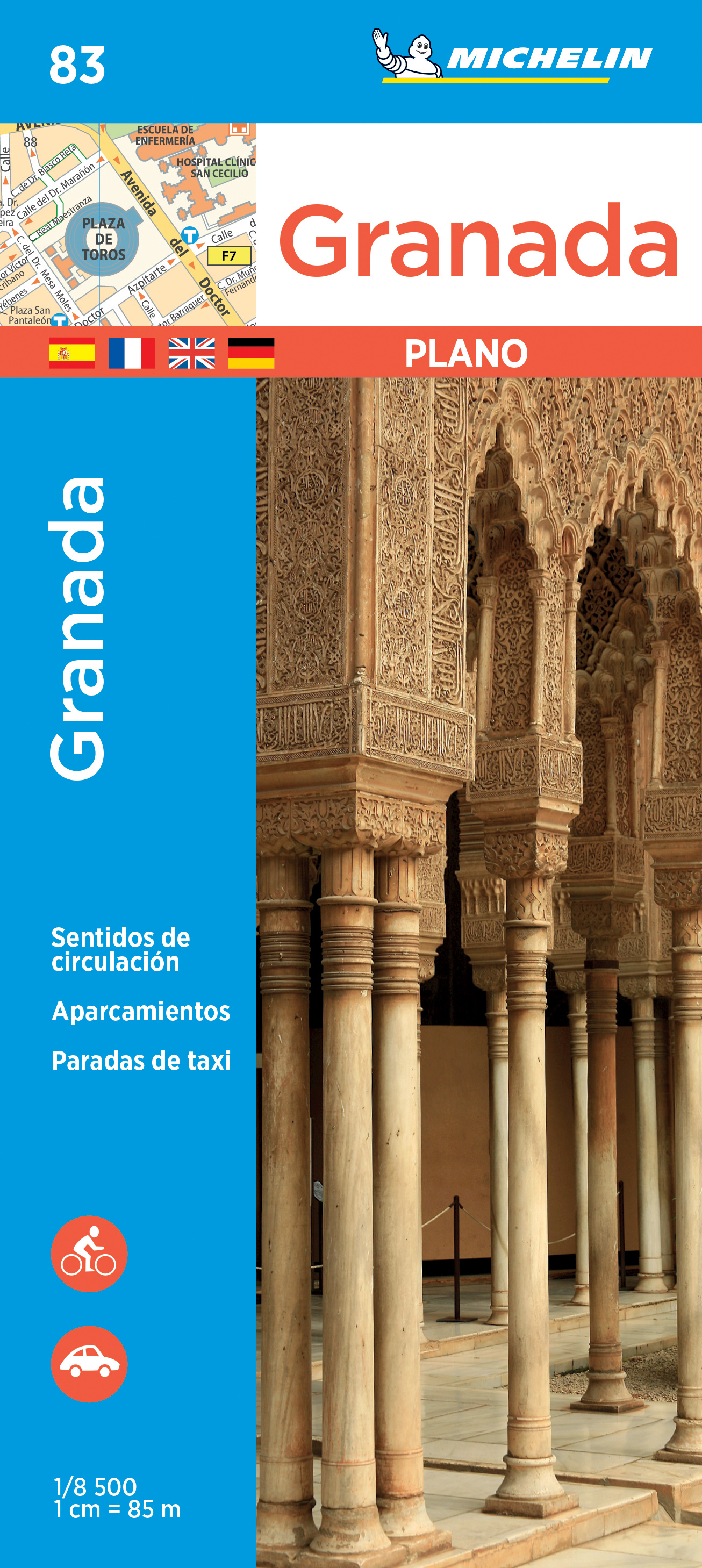 Online bestellen: Stadsplattegrond 83 Granada | Michelin