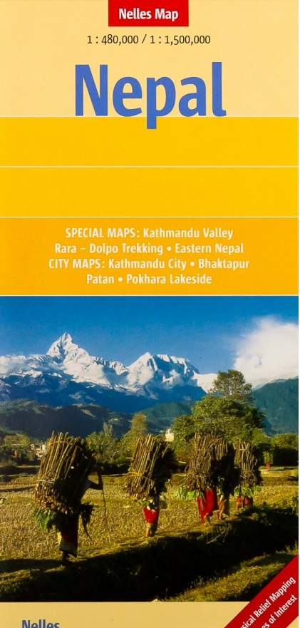 Landkaart - wegenkaart Nepal | Nelles Maps | 