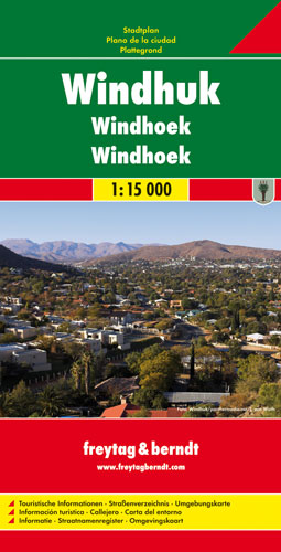 Online bestellen: Stadsplattegrond Windhoek (Namibië) | Freytag & Berndt