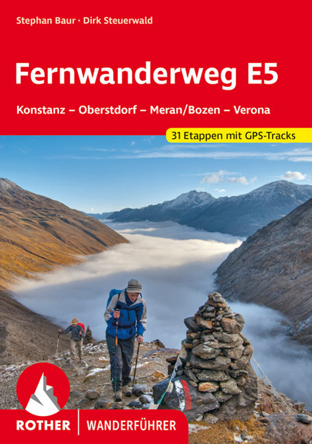 Online bestellen: Wandelgids Fernwanderweg E5 | Rother Bergverlag