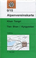 Wandelkaart - klimkaart 0/15 Khan Tengri - Tien Shan / Kyrgyzstan | Alpenverein | 