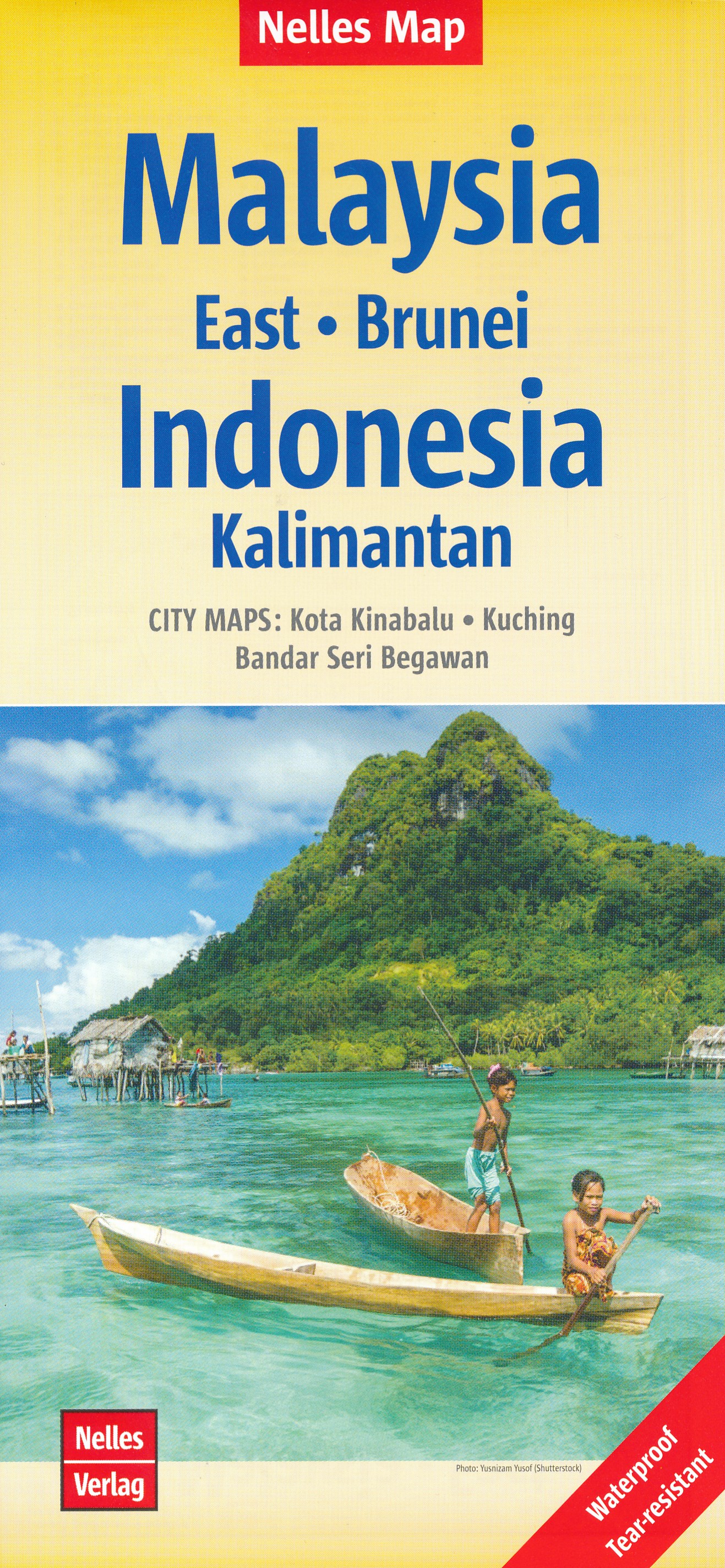 Online bestellen: Wegenkaart - landkaart Borneo (Oost Maleisie), Brunei en Kalimantan (Indonesie) | Nelles Verlag