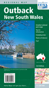 Landkaart -  wegenkaart Outback New South Wales | Hema maps | 