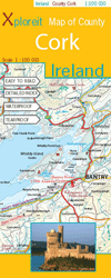 Fietskaart - wandelkaart Cork (Ierland)  | Xploreit | 