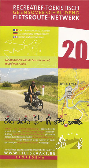 Online bestellen: Fietskaart 20 Fietsroute-Netwerk Semois | Sportoena