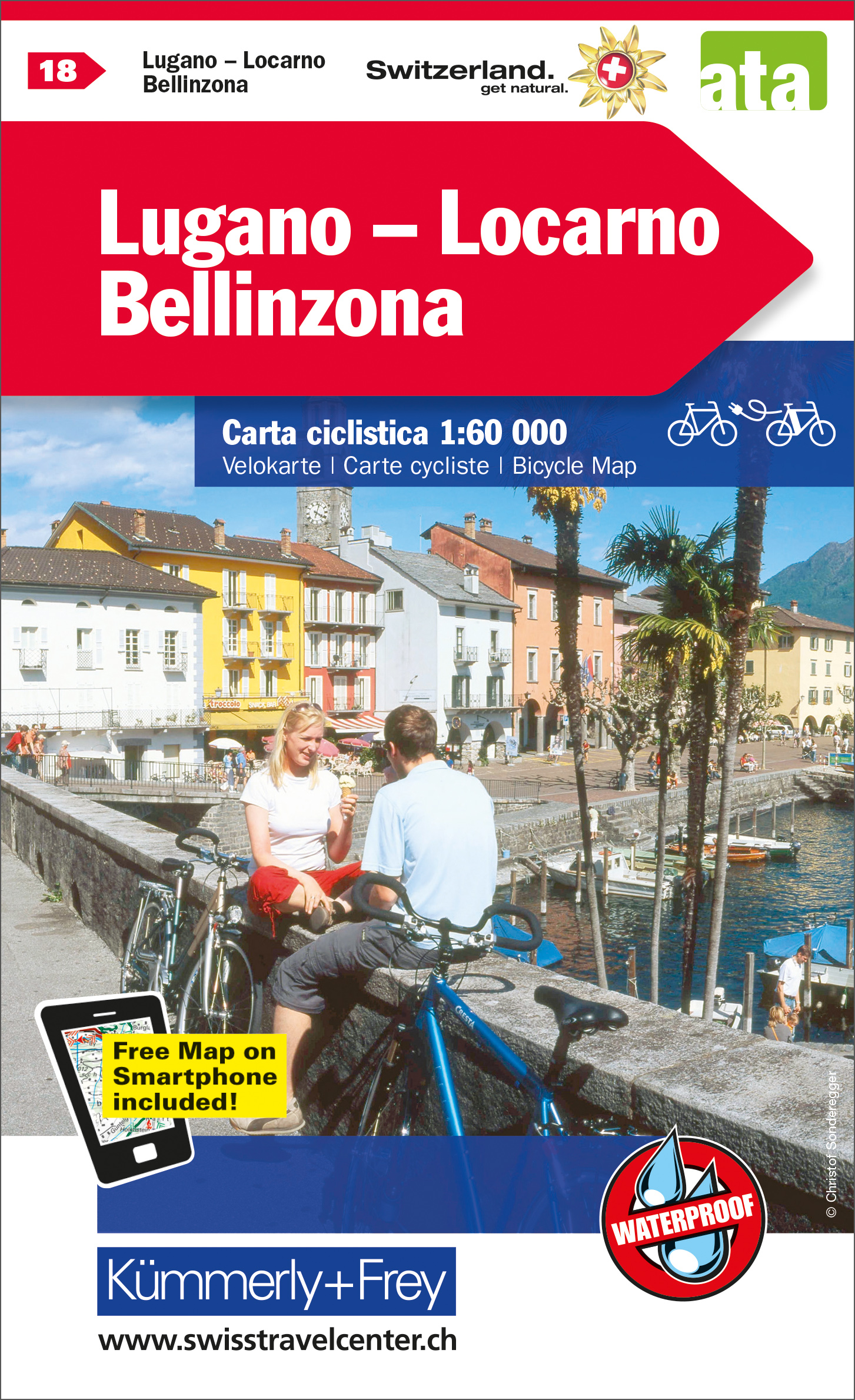 Fietskaart 18 Lugano - Locarno…