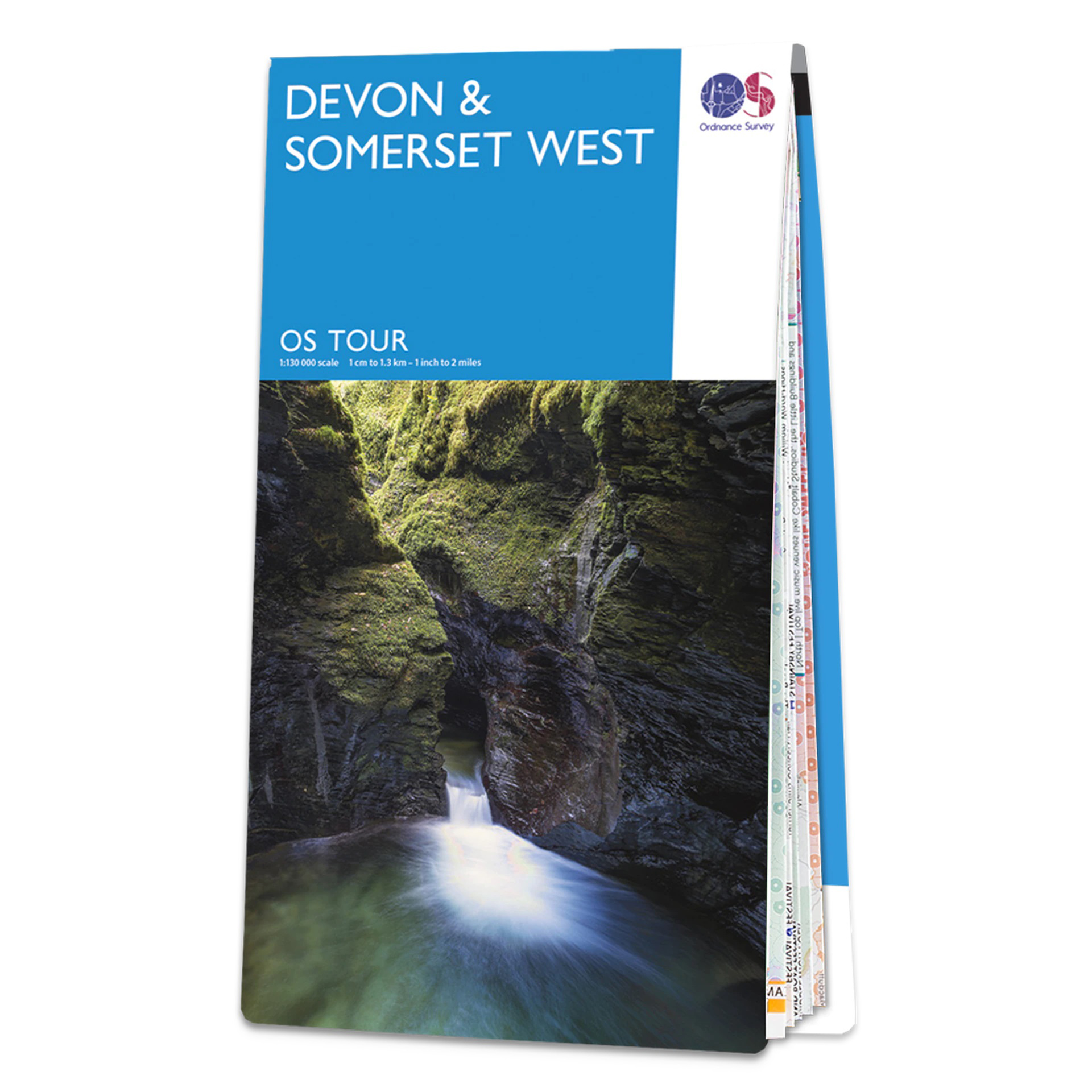 Online bestellen: Fietskaart 5 Tour Map Devon & Somerset West | Ordnance Survey