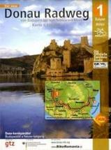 Fietsgids Donau radweg Budapest naar Zwarte Zee (Eurovelo deel 3) | Galli Verlag kaartenset | 