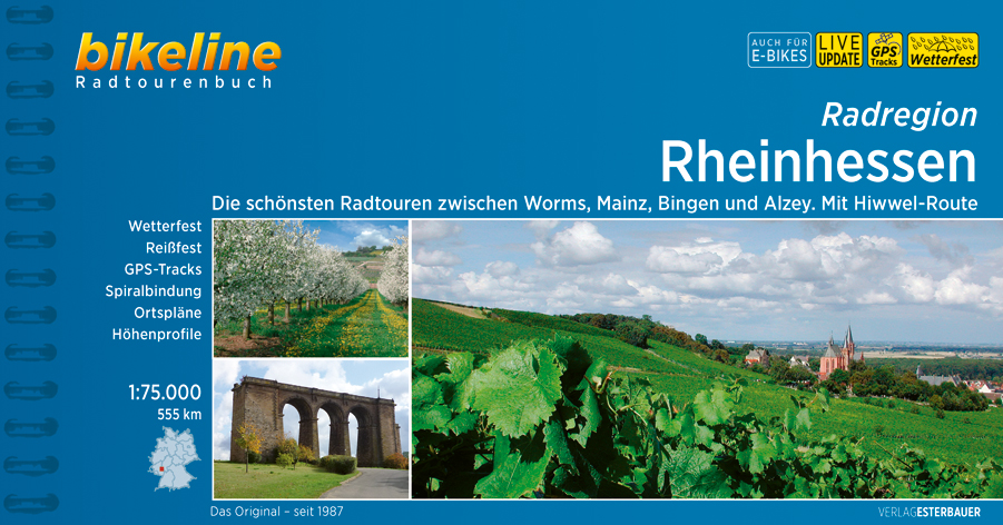 Fietsgids Bikeline Rheinhessen…