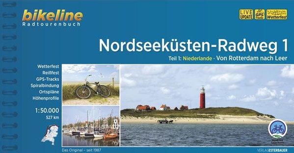 Online bestellen: Fietsgids Bikeline Nordseeküsten-Radweg 1 | Esterbauer