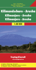 Online bestellen: Wandelkaart Kilimanjaro & Arusha | Freytag & Berndt