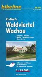 Fietskaart Radkarte Waldviertel Wachau A03 | Bikeline | 