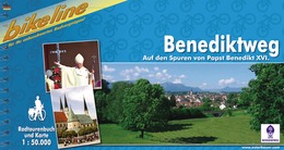 Fietsgids Benediktweg, Auf den Spuren von Papst Benedikt XVI | Bikeline | 
