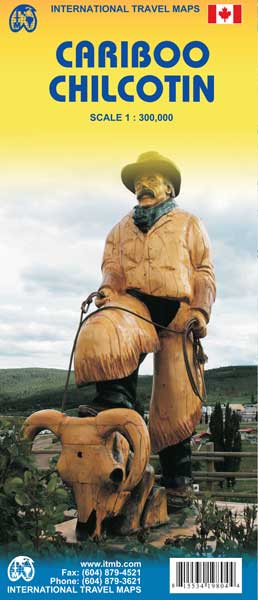 Online bestellen: Wegenkaart - landkaart Cariboo Chilcotin (Canada - BC) | ITMB