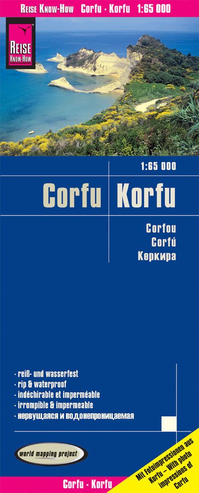 Online bestellen: Wegenkaart - landkaart Korfu - Corfu | Reise Know-How Verlag