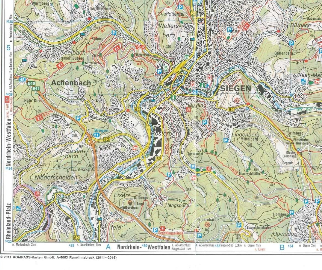 Wandelkaart 842 Sauerland 2 - Rothaargebirge - Siegen - Wittgensteiner