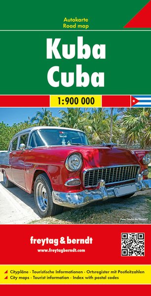 Wegenkaart - landkaart Cuba |…