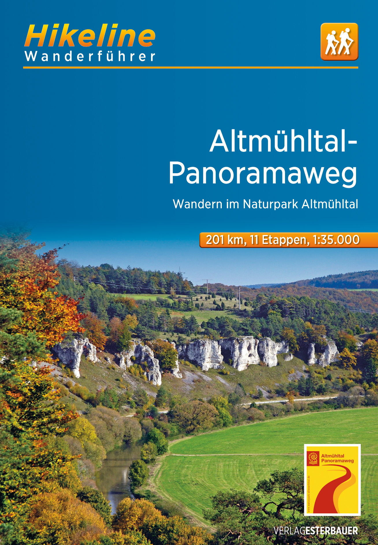 Wandelgids Hikeline Altmühltal…