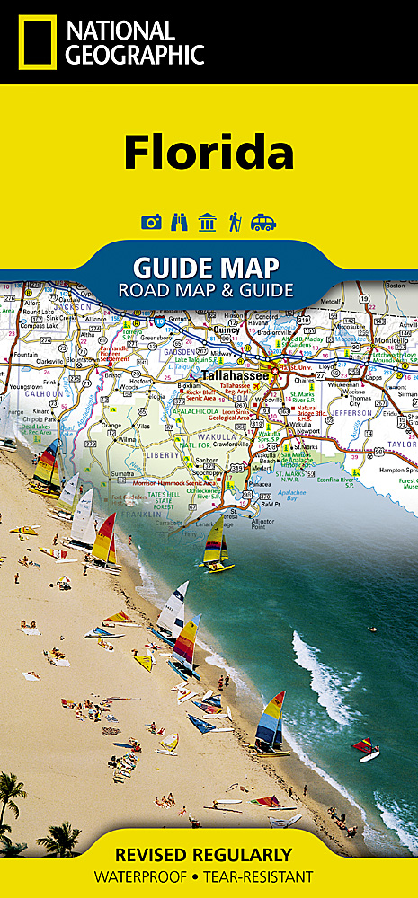 Online bestellen: Wegenkaart - landkaart State Guide Map Florida | National Geographic