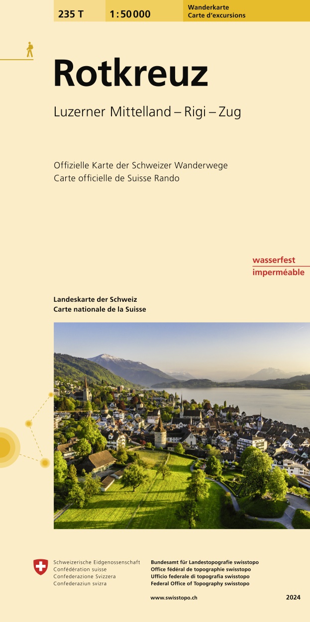 Online bestellen: Wandelkaart 235T Rotkreuz | Swisstopo