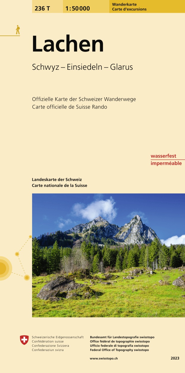 Online bestellen: Wandelkaart 236T Lachen | Swisstopo