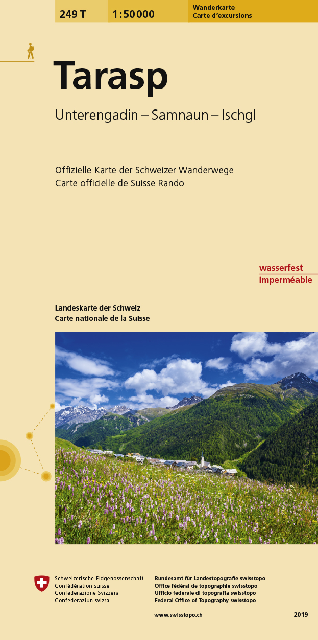 Wandelkaart 249T Tarasp | Swis…