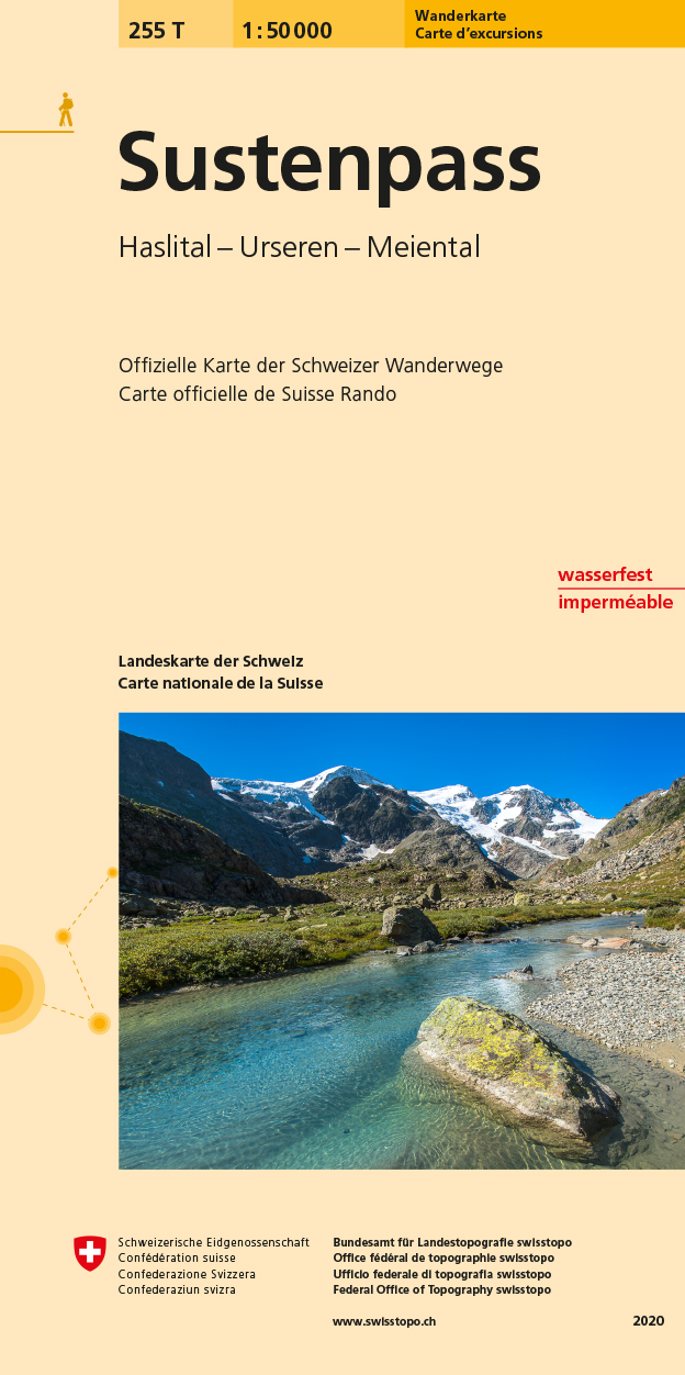 Wandelkaart 255T Sustenpass |…