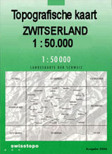 268 Julierpass - Topografische kaart Zwitserland | Bundesamt | 