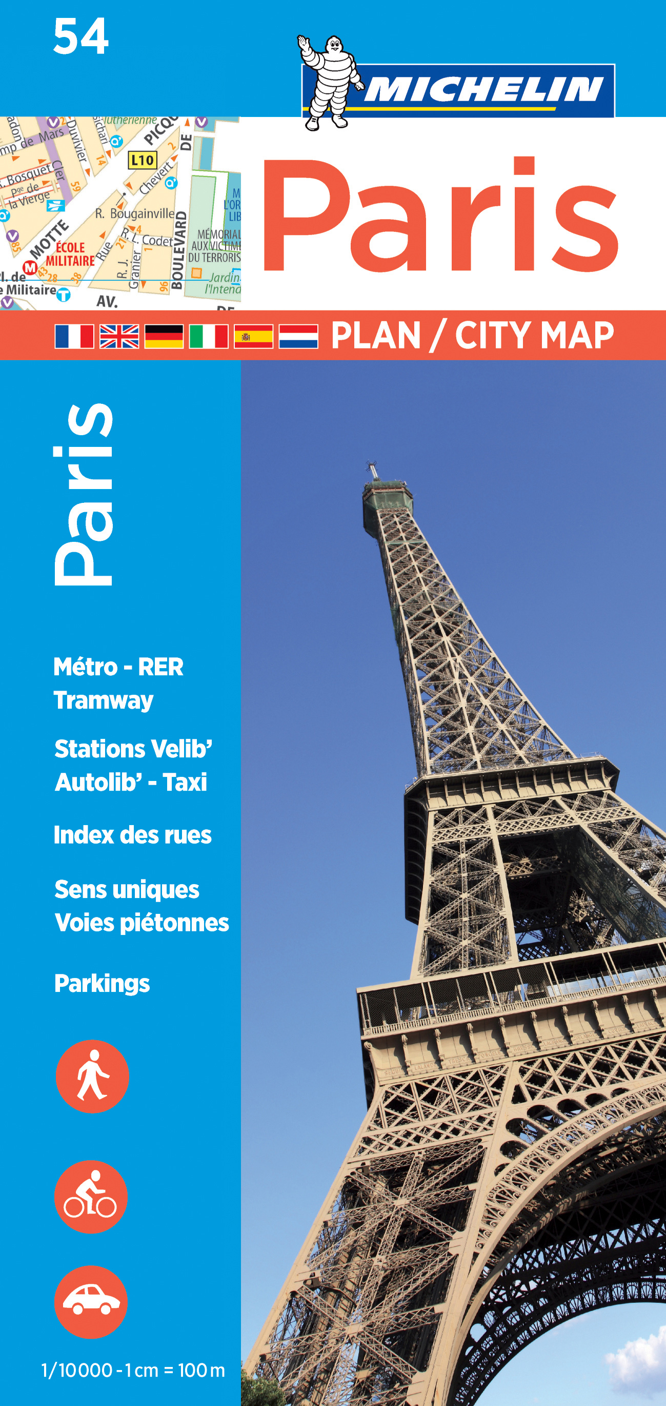 Stadsplattegrond 54 Paris - Pa…