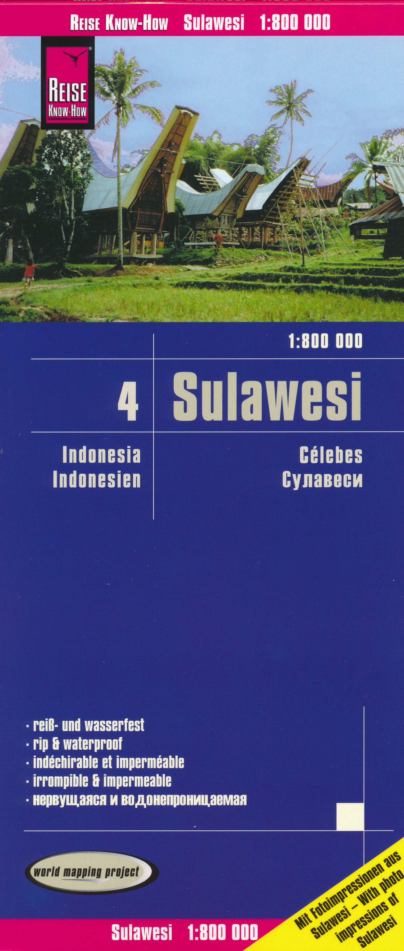 Online bestellen: Wegenkaart - landkaart Sulawesi | Reise Know-How Verlag