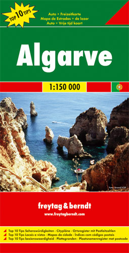 Wegenkaart - landkaart Algarve…