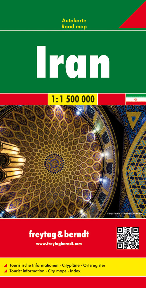 Wegenkaart - landkaart Iran |…