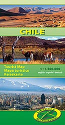 Online bestellen: Wegenkaart - landkaart Chile - Chili | Mapas Naturismo